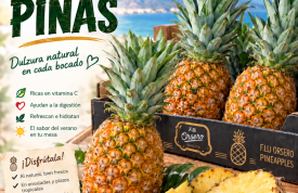 Piñas. Sabor tropical.
